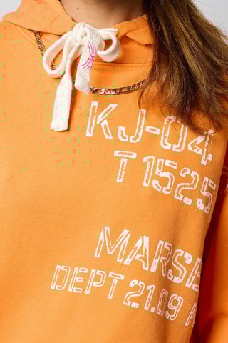 Sweat à capuche Vock - Orange