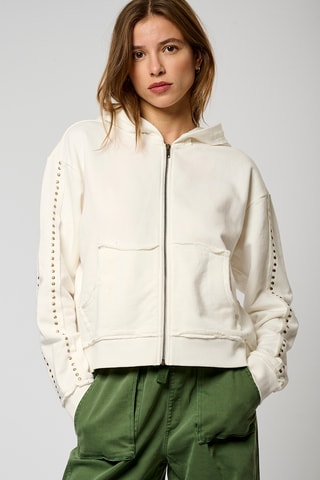 Sweat à capuche Vitra - Écru