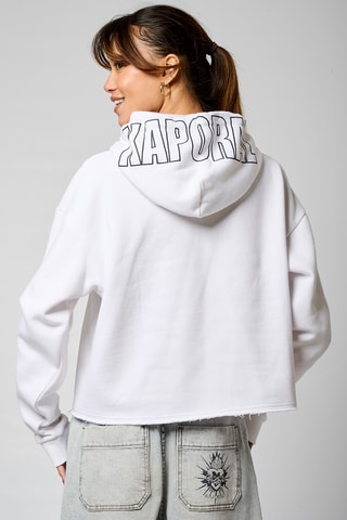 Sweat regular à capuche Vlap - Blanc