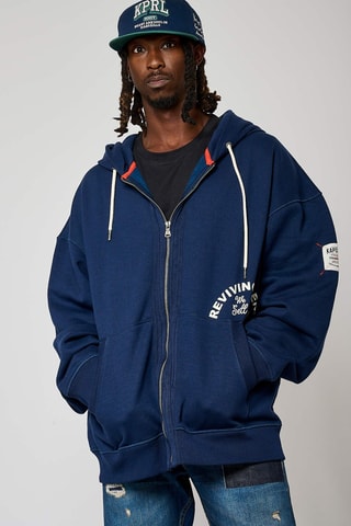 Sweat à capuche Kerry - Bleu marine