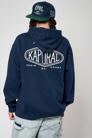 Sweat à capuche Vardo - Bleu marine