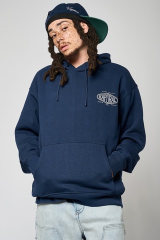 Sweat à capuche Vardo - Bleu marine