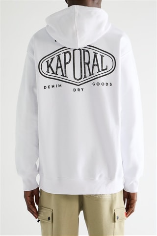 Sweat à capuche Vardo - Blanc