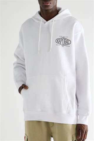 Sweat à capuche Vardo - Blanc