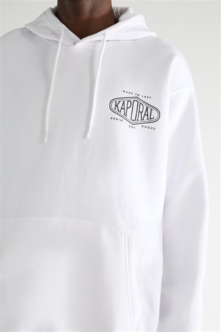 Sweat à capuche Vardo - Blanc