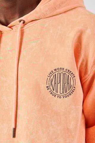 Sweat à capuche Blast - Abricot