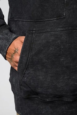 Sweat regular à capuche Roky  - Noir