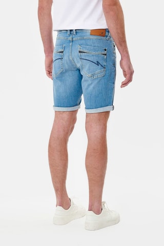 Short en jean Tirk - Bleu