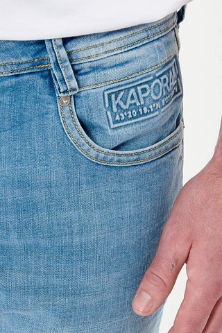 Short en jean Tirk - Bleu