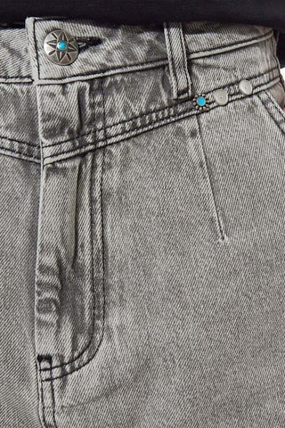 Short en jean Sita - Gris