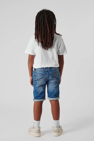 Short droit Kapla - Bleu denim