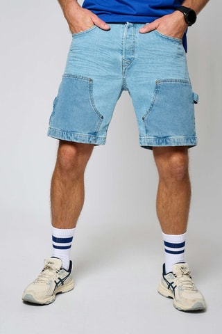 Short en jean Emrik - Bleu