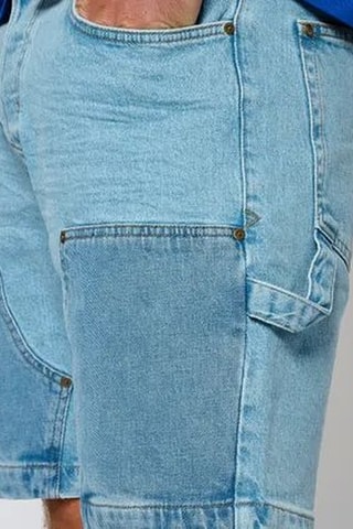 Short en jean Emrik - Bleu