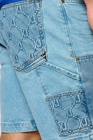 Short en jean Emrik - Bleu