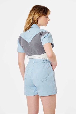 Combishort Axo - Bleu et gris