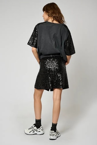 Jupe à sequins Suzon - Noir