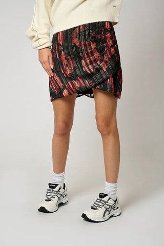 Jupe courte portefeuille Stor - Noir