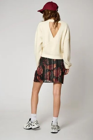 Jupe courte portefeuille Stor - Noir