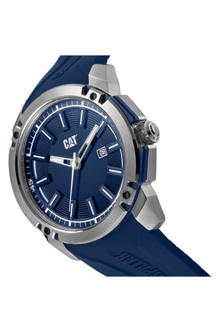 Orologio al quarzo in silicone - Blu e bianco