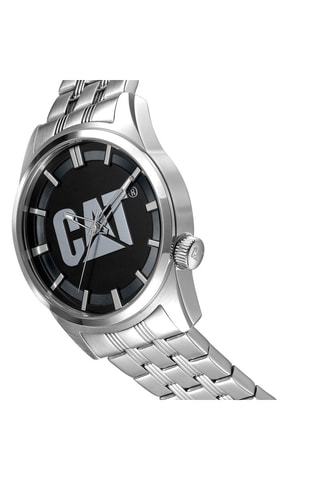 Orologio al quarzo in acciaio - Grigio scuro e nero