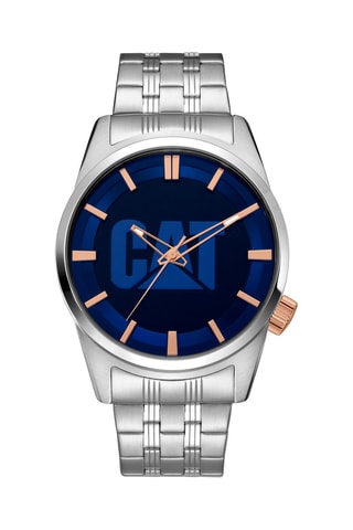 Orologio al quarzo in acciaio - Blu e nero