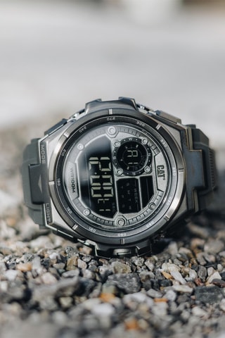 Orologio digitale in silicone - Cronografo - Grigio