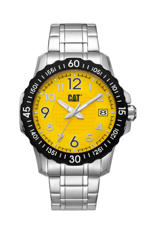 Orologio al quarzo in acciaio - Argentato e nero