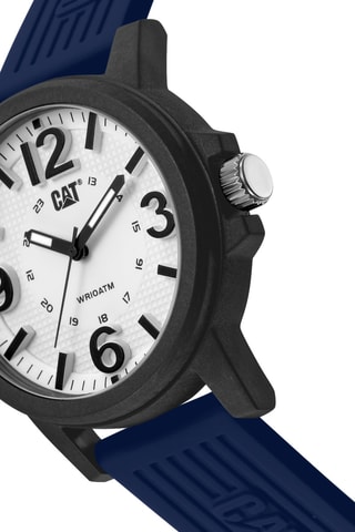 Orologio al quarzo in silicone - Navy e nero