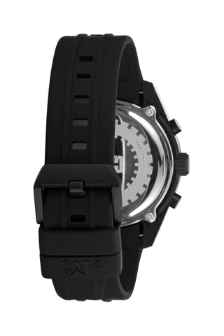 Orologio al quarzo in silicone - Tachimetro - Nero e bianco