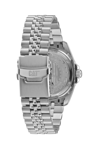 Orologio al quarzo in acciaio - Argentato e blu elettrico