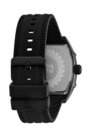 Orologio al quarzo in silicone - Nero e giallo