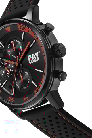 Orologio al quarzo in silicone - Cronografo - Nero