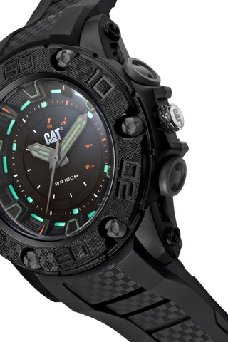 Orologio al quarzo in poliuretano - Nero