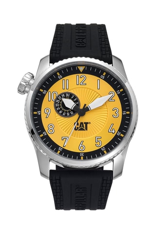 Orologio al quarzo in silicone - Nero e argentato