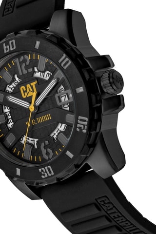 Orologio al quarzo in silicone - Nero e grigio