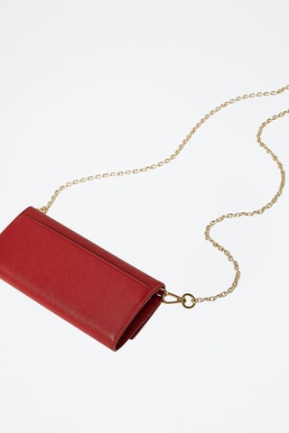 Bolso de mano de piel - Burdeos