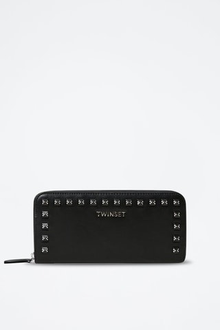 Cartera de piel - Negro