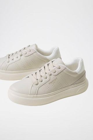 Zapatillas de piel - Blanco