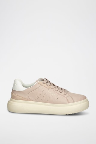 Zapatillas de piel - Rosa empolvado