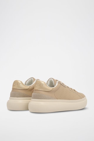 Zapatillas de piel - Beige