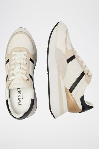 Zapatillas de piel - Blanco