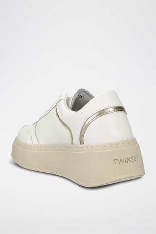 Zapatillas de piel - Blanco