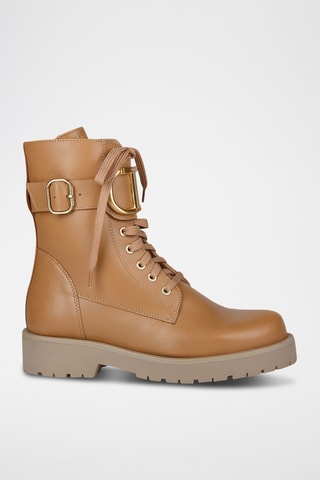 Botines de piel - Camel
