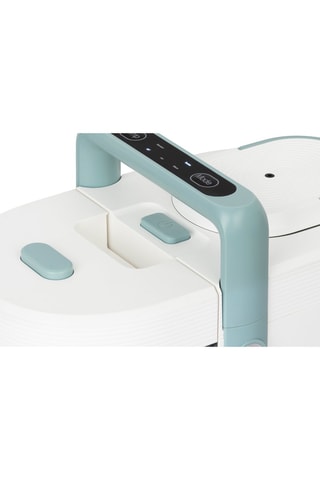 Limpiador de tapicería con agua caliente y vapor