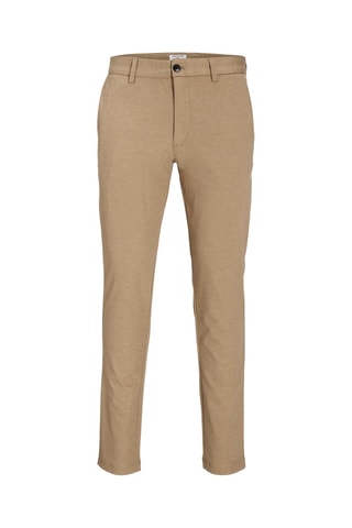 Broek Slim Fit - Gemêleerd Beige
