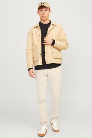 Velours Broek Slim Fit - Grijs