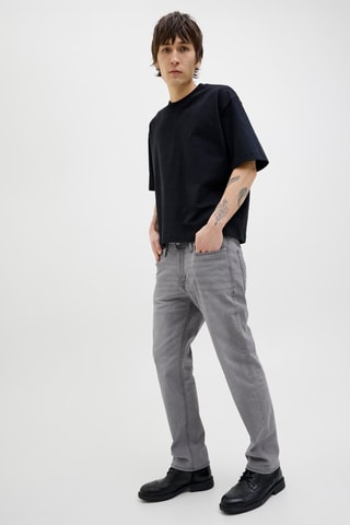 Rechte Jeans - Lichtgrijs