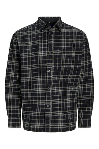 Overhemd - Zwart en Ecru