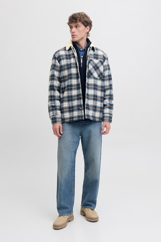 Jasje - Ecru en Kobaltblauw