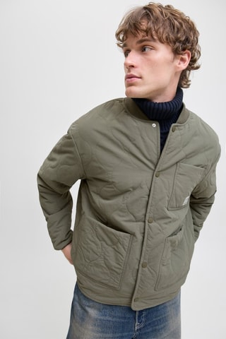 Gewatteerde Jas - Olijfgroen